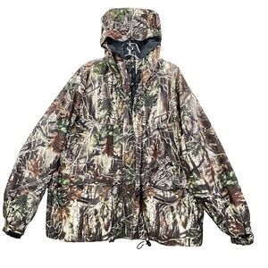 WFS Element Gear Hunting Jacket Men 2XL Camo Outdoor Gorpcore Camp Workwear Gear